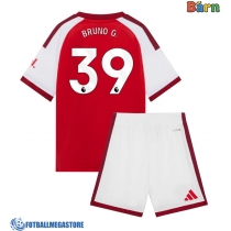 Fotballdrakt Barn Arsenal Bruno Guimaraes #39 Hjemmedraktsett 2026-27 Kortermet (+ Korte bukser)